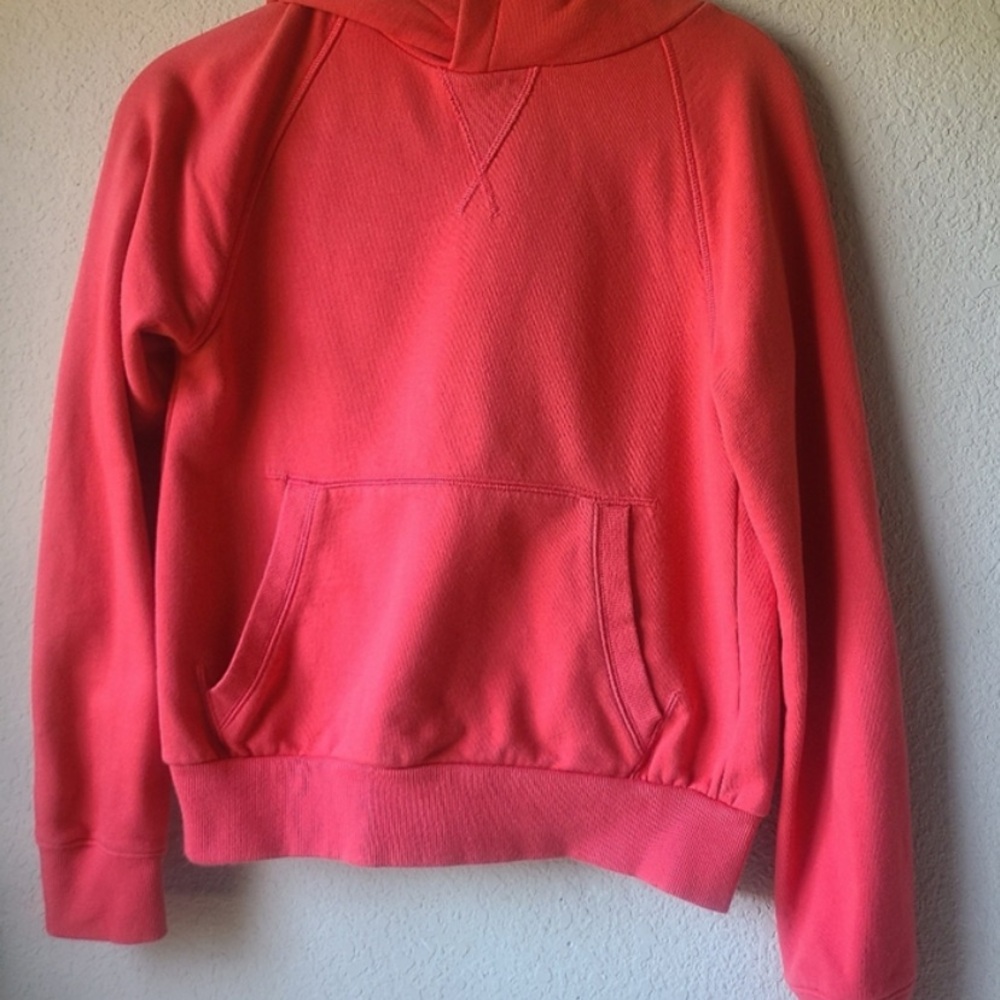 Athleta moonshine coral women's hooded sweatshirt.